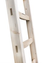 Houten steektrap |  grenen (meubelmakerstrap) - 15 treden (285 cm)