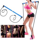 AJ-Sports Pilates stick - Professionele fitness bar - Yoga stok - Pilates stok - Pilates set - Workout - Weerstandsband - Resistance bands - Fitness