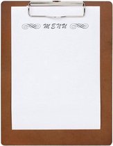 Olympia houten menu klembord A4 | CL174