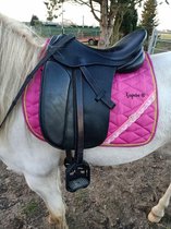 Veelzijdigheid zadeldek Pink - COB  - Dekje- Handmade - Roze - Pink - Recreactie - Wedstrijd - Paard - pony - dressuur - springen