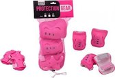 Johntoy Beschermset 3-delig kinderen roze maat s