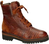 Softwaves Dames Veterboots - Cognac/Caramel - Maat 37