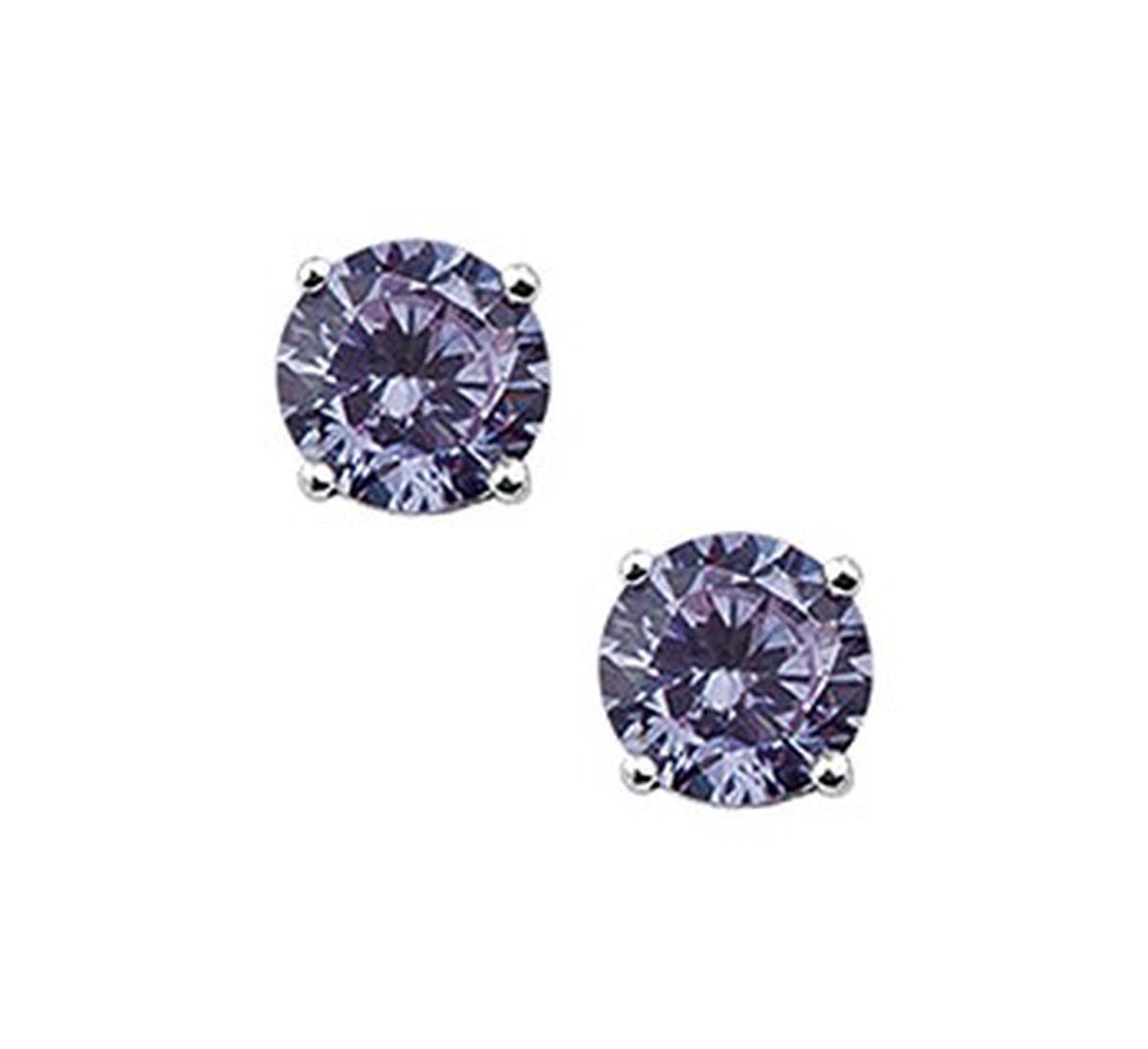 YO&NO - Oorbellen - Zilver - Oorknoppen - Zirkonia -  4 mm -  Sieraden Vrouw - Gerhodineerd - Zilver 925