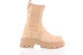 MAURY stoere chelsea boot - beige suède - maat 41