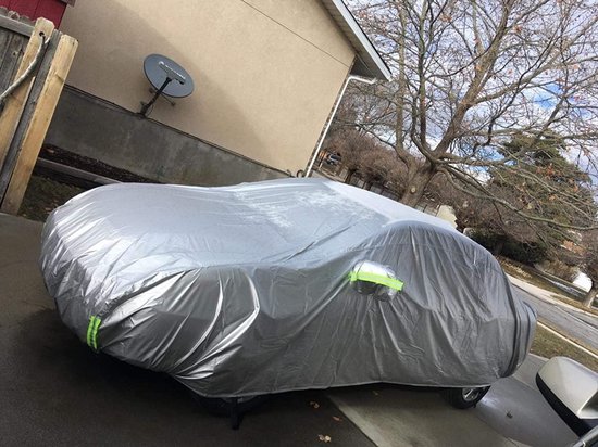OWEEIO Housse De Voiture à 30 Couches Pour Automobiles, Imperméable, Résistante à La Neige, Aux UV OWEEIO Housse De Voiture à 30 Couches Pour Automobiles, Imperméable, Résistante à La Neige, Aux UV