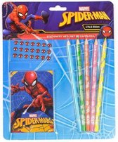 potloodset Spider-Man 21 x 30 cm hout/papier 3-delig