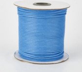 Waxkoord 0.5mm (Kunststof)/Lengte 1.25 Meter/Kleur"Lichtblauw, Turquoise"/Sieraden Maken