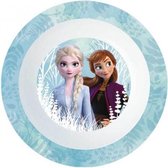 schaaltje Frozen II junior 16 x 4 cm lichtblauw/wit
