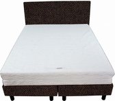 Bedworld Boxspring 180x220 - Medium - Tweedlook - Bruin (M28)