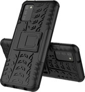 Samsung Galaxy A02s Hoesje - Schokbestendige Back Cover - Zwart