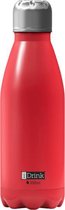 thermosfles 350 ml RVS rood