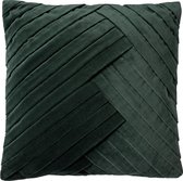 GIDI - Kussenhoes velvet 45x45 cm Mountain View - groen