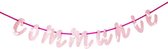 slinger communie meisjes karton 100 cm roze