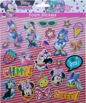 Disney's Minnie Mouse Foam Stickers "We Rock" +/- 22 Stickers