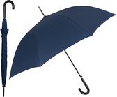 paraplu automatisch 65 x 103 cm polyester donkerblauw