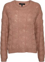 VERO MODA Stinna LS Structure Blouse BEIGE M