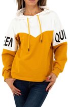 dames trui geel/wit