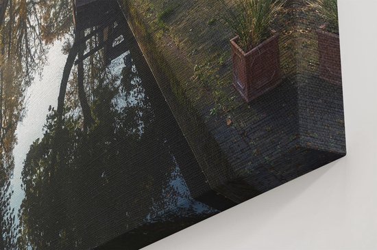 Artaza - Peinture sur toile - Nieuwe Gracht à Utrecht - 120x80 - Groot - Photo sur toile - Impression sur toile