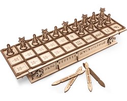 Wood Art - 3D Houten Puzzel - Game Set 2 in 1 - Bordspel Ur en Senet - 1355