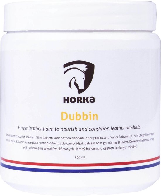 RelaxPets - Horka - Dubbin - Leather Balm - Leerbalsem - Stap 2 - Blank - 250 ml