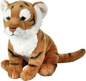 knuffeltijger junior 24 cm pluche oranje