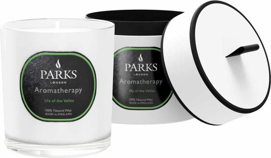 Geurkaars - Parks London - AROMATHERAPY - Lily of the Valley - 220g