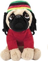 hondenknuffel rasta 20 cm rood