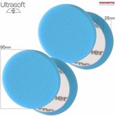 MENZERNA ULTRA SOFT WAX FOAM BLUE – 95MM – 2-PACK ECCENTRIC/ROTARY