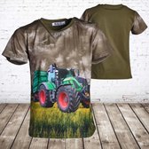 Tractor shirt h49 -s&C-146/152-t-shirts jongens