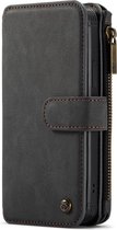 CaseMe Luxe 2 in 1 Portemonnee Booktype iPhone 13 Pro hoesje - Zwart
