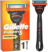 Gillette Fusion5 Power scheerapparaat voor mannen Zwart, Oranje