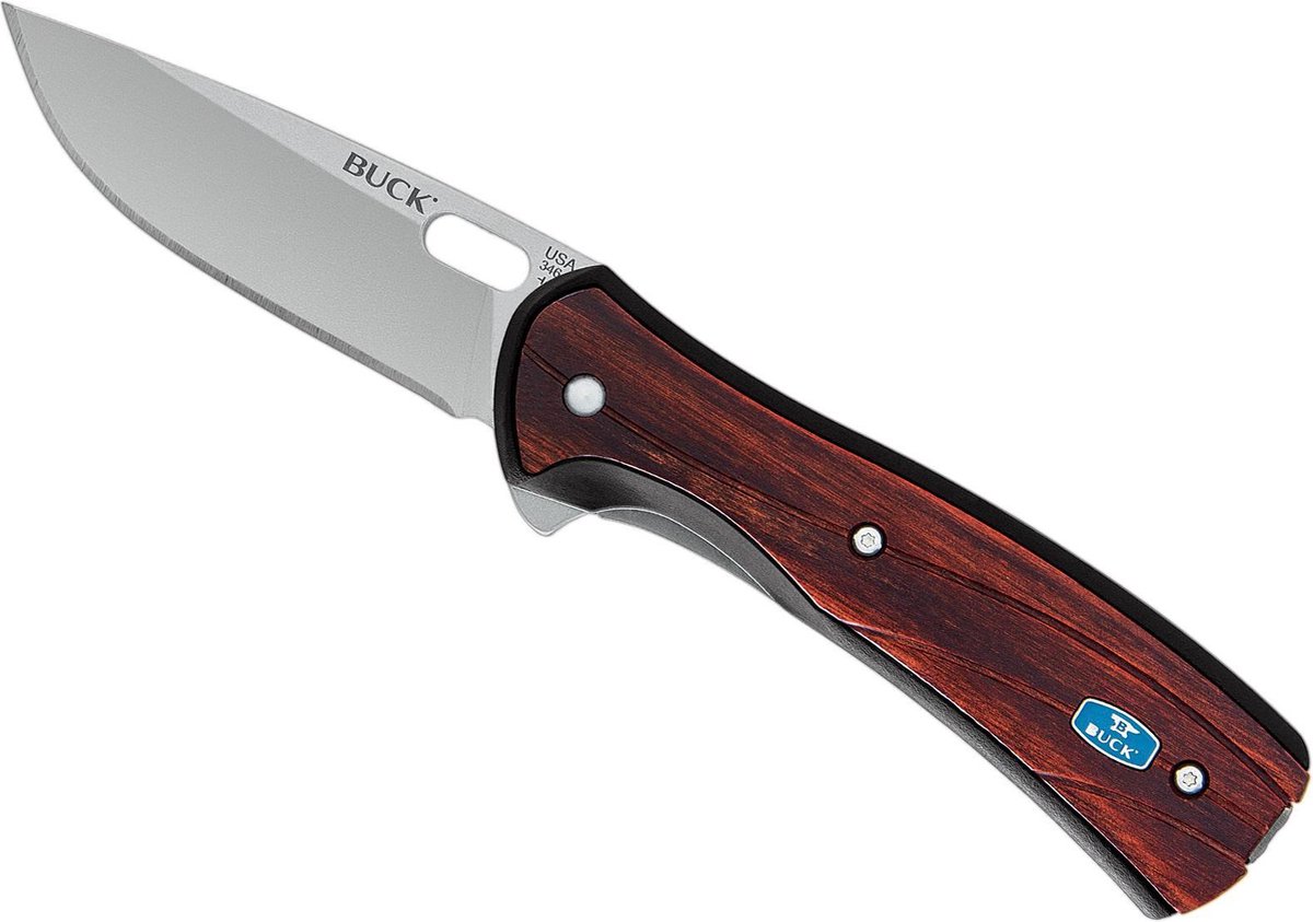 Buck Knives Vantage Avid Rosewood Large Zakmes - Bruin | bol.com
