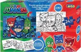 legpuzzel PJ Masks jongens karton 24 stukjes