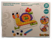Eddy Toys - Mozaiek Puzzel - 128 stukjes - 4 Voorbeelden - 4 in 1 -  Dieren - Cadeau Tip !!