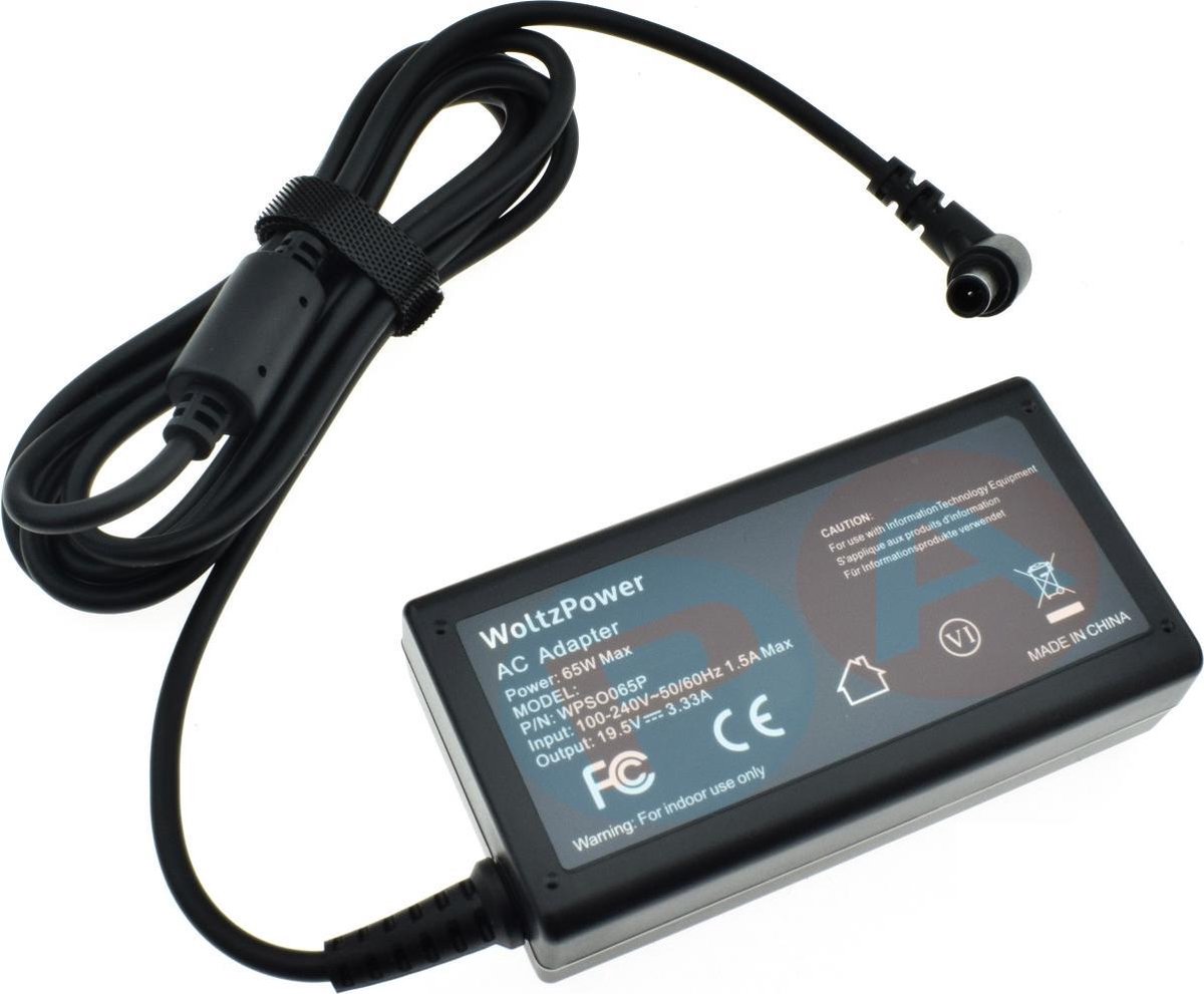 Laptop Adapter 65W (19.5V-3.3A) geschikt voor Sony Vaio VGP-AC19V21