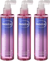Andrelon Pink Root Boosting Spray Get The Volume Heat Protection - Multipack - 3 x 200 ml