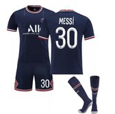 Messi Thuis Tenue voetbalshirt + Broek + Sokken Seizoen 2021 - 2022 Replica