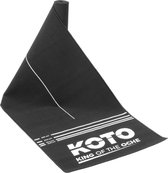 KOTO Carpet Dartmat Zwart 285 x 80 cm, hoogwaardige tapijt dartmat, rubberen vloer, 4 werplijnen, middenlijn & beschermfunctie voor vloer en darts, professioneel gebruik
