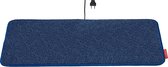 HEATEK - Infrarood verwarming - 90x40cm - Marine Blue - warme voeten mat, voeten verwarming, verwarmingsmat
