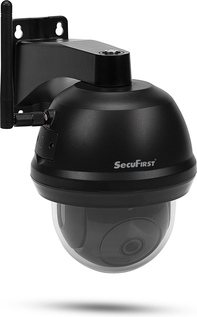 SecuFirst CAM214Z Dome Camera zwart met 128GB opslag - IP Camera draai- en  kantelbaar... | bol.com