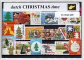 Nederlandse Kersttijd – Luxe postzegel pakket (A6 formaat) : collectie van verschillende postzegels van Nederlandse Kersttijd – kan als ansichtkaart in een A6 envelop - authentiek