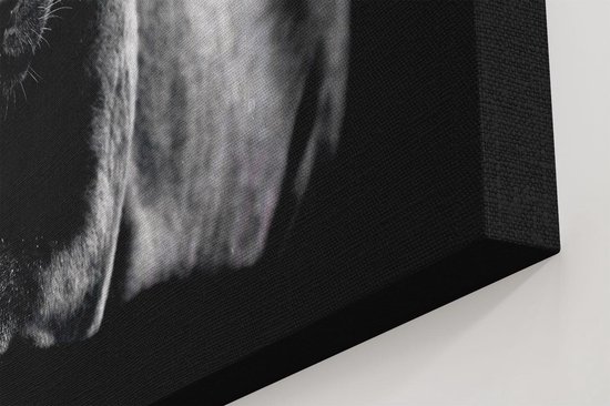 Artaza - Peinture sur toile - Panthère noire - 120 x 80 - Groot - Photo sur toile - Impression sur toile