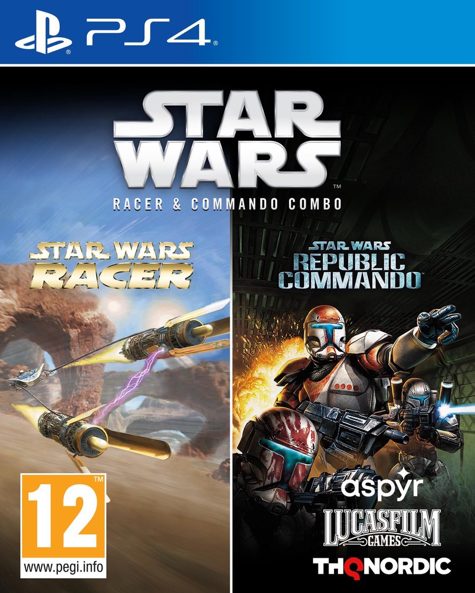 Star Wars Episode I Racer & Republic Commando Collection PS4 Games