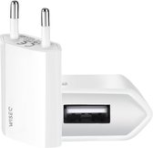WiseQ - iPhone Lader - Gecertificeerde Oplader USB - Apple iPhone 14 / 13 / 12 / 11 / X / PRO/ XS/ XR/ X/ iPhone 8 SE etc. - Adapter - Wit