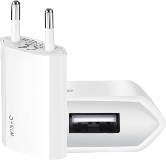 WiseQ - iPhone Lader - Gecertificeerde Oplader USB - Apple iPhone 14 / 13 /  12 / 11 /... | bol