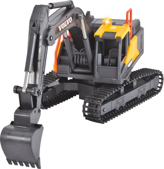 Dickie Toys RC Volvo Graafmachine - Vanaf 3 jaar - Licht en geluid - Bestuurbaar