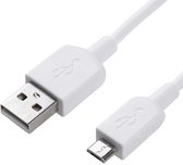 WISEQ Micro-USB oplaadkabel - 1 Meter - Wit