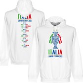 Italië Champions Of Europe 2021 Road To Victory Hoodie - Wit - XXL