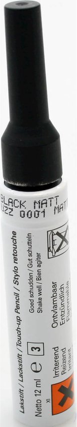 Cortina Lakstift Black UZZ 0001 Matt