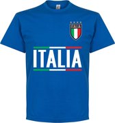 Italië Squadra Azzurra Team T-Shirt - Blauw - 3XL